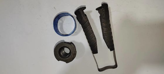 Bolinhos de cabeça hexagonal para aplicações pesadas com material de fundição