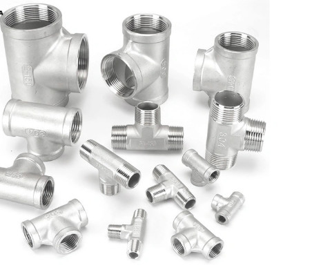 O NPT BSP rosqueou 4 o igual fêmea masculino dos SS 304 do conector da tubulação do metal da maneira 316