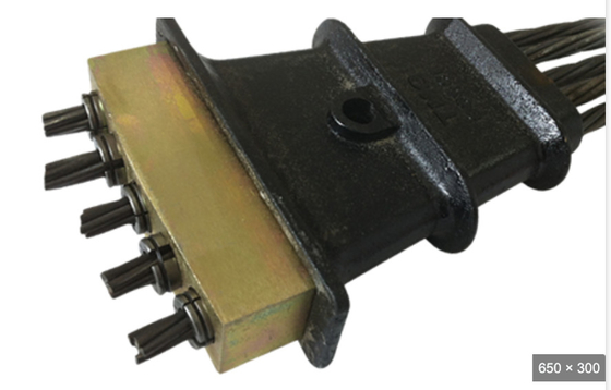 3s-5s Monostrand Jack e bomba 15.24mm Anca de ferro fundido para pós-tensão