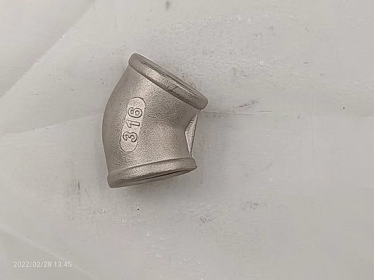 3 resistência de corrosão de aço inoxidável de Sch 10 do cotovelo do grau da polegada 316 45