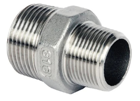 304 316L rosquearam os encaixes que de tubulação de aço inoxidável o homem encanta o redutor do bocal