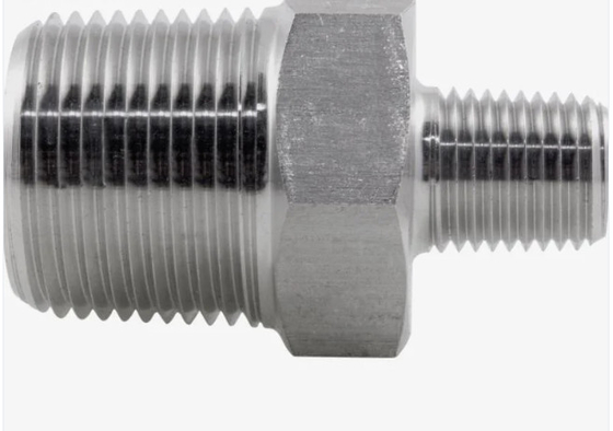 304 316L rosquearam os encaixes que de tubulação de aço inoxidável o homem encanta o redutor do bocal