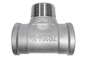 Linha de aço inoxidável química SS do NPT do T do tubo 316L que reduz o padrão do ANSI do T